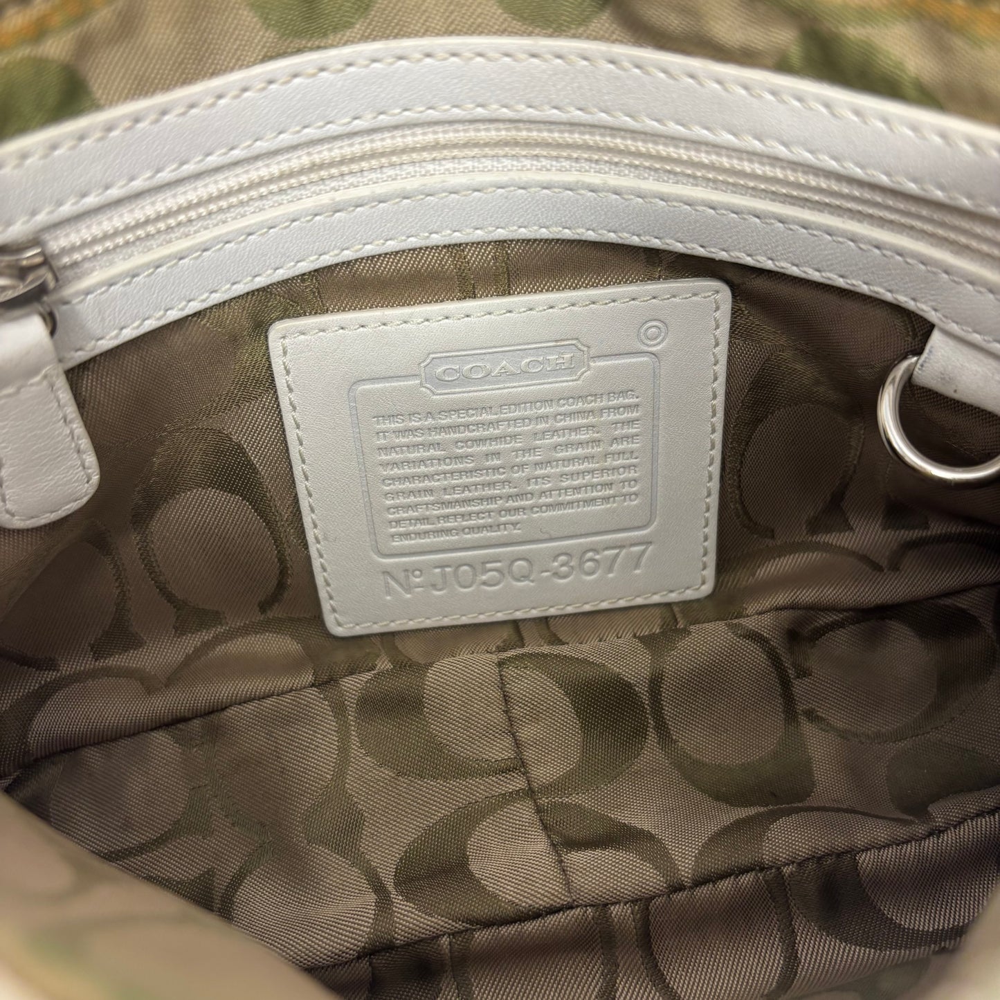 Coach Polka Dot Demi - White/Multi