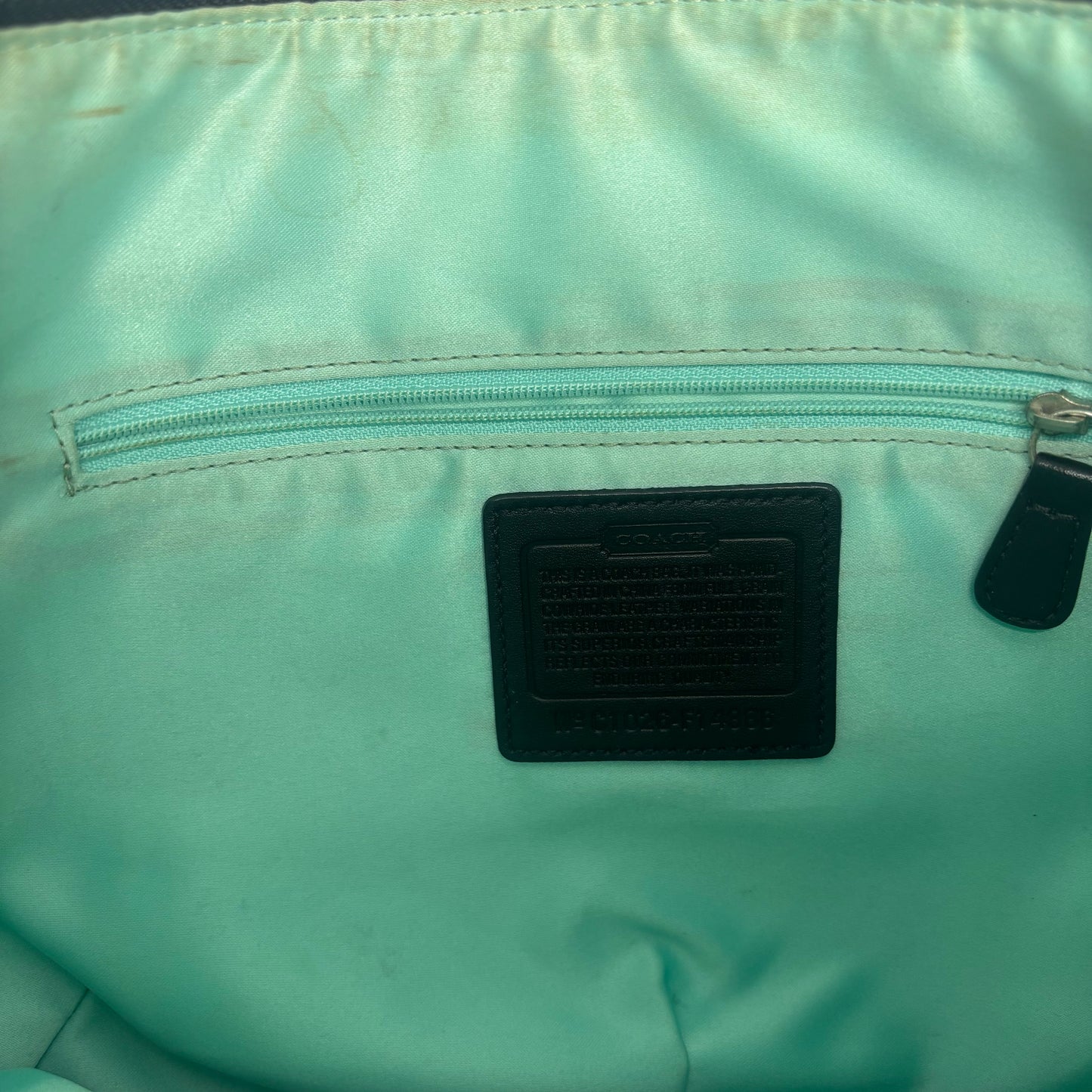 Coach Laura Patent Hobo - Black