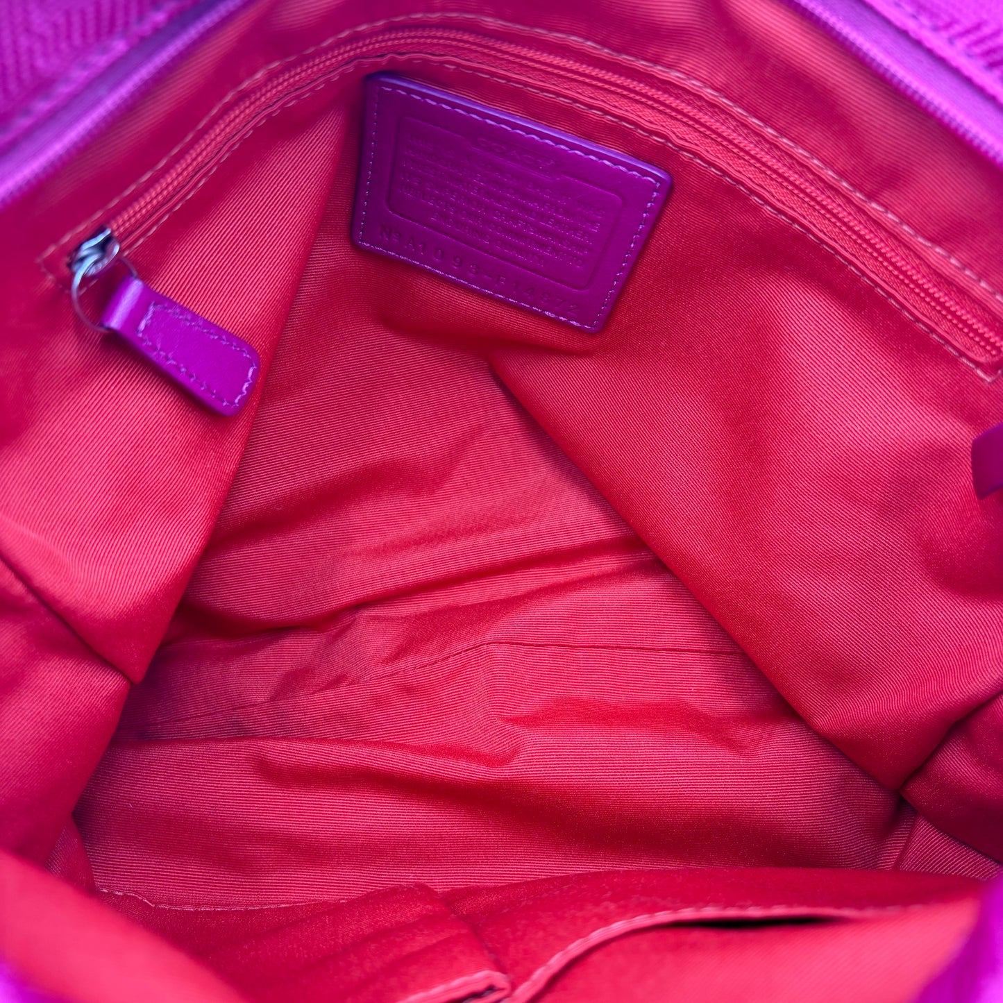 Coach Nylon Crossbody Bag - Pink