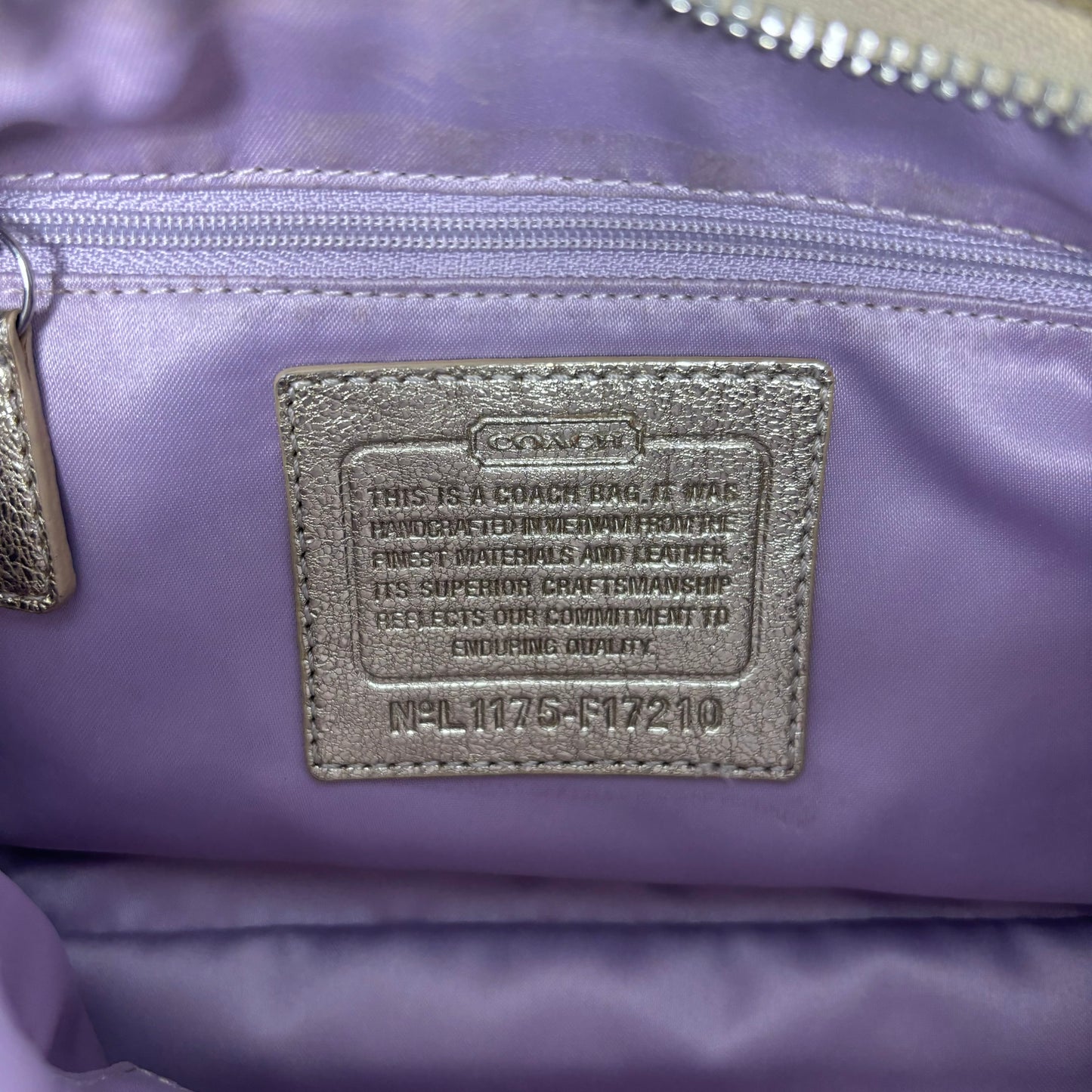 Coach Signature Demi Shoulder Bag - Pastel Plaid