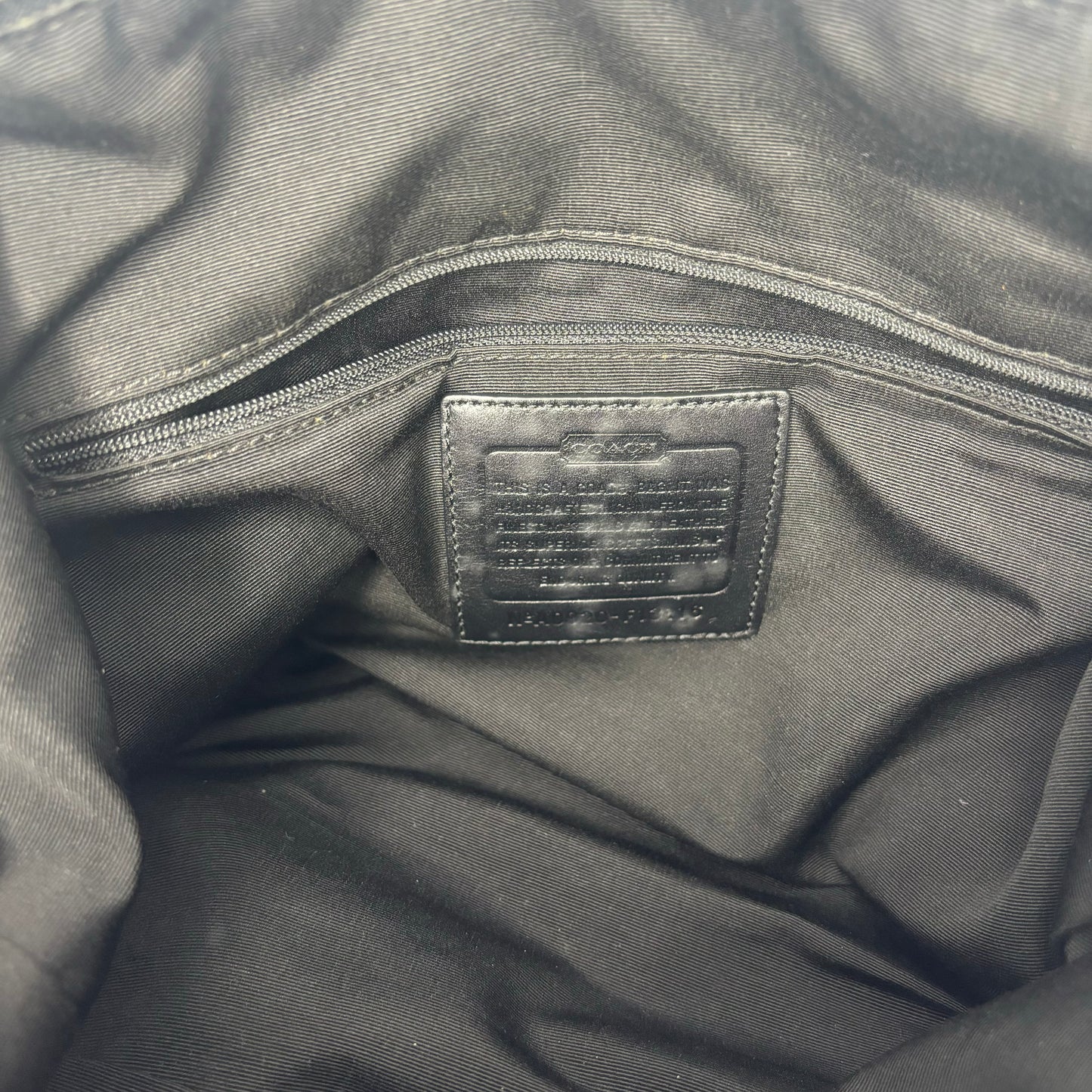 Coach Jumbo Shoulder Bag - Black