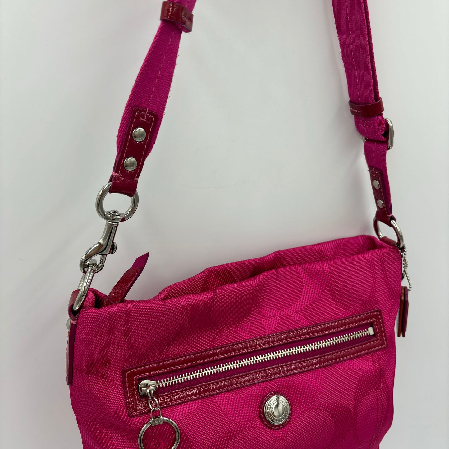 Coach Nylon Crossbody Bag - Pink