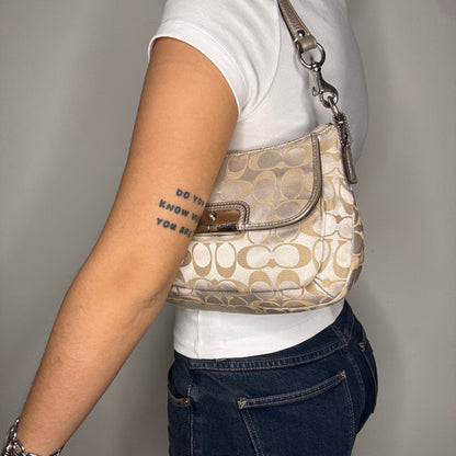 Coach Mini Shoulder Bag - Tan