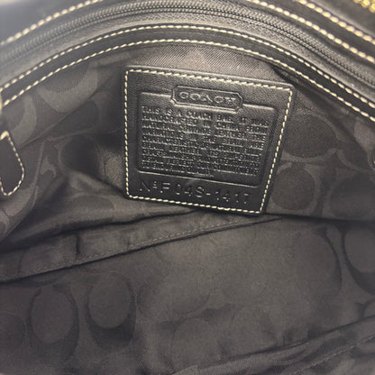 Coach East West Leather Bag - Black