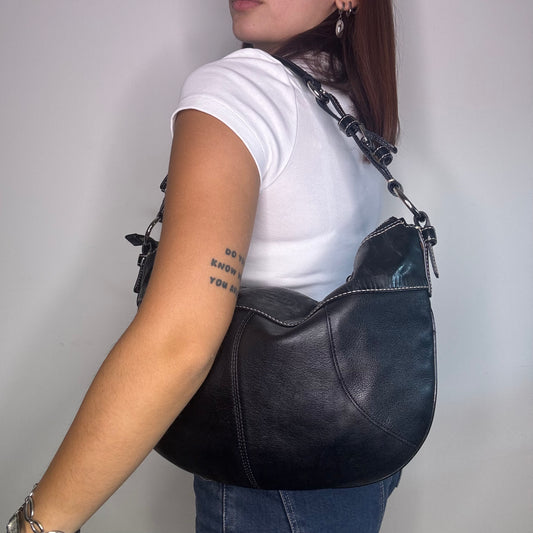 Coach Laura Patent Hobo - Black