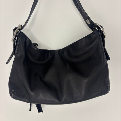 Coach East West Leather Bag - Black