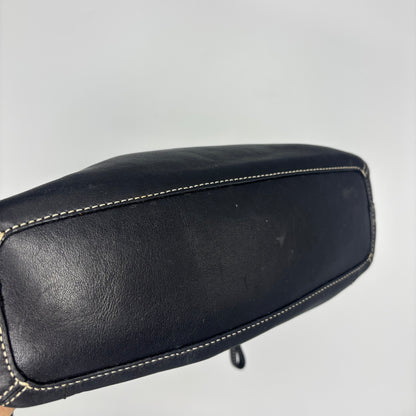 Coach East West Leather Bag - Black
