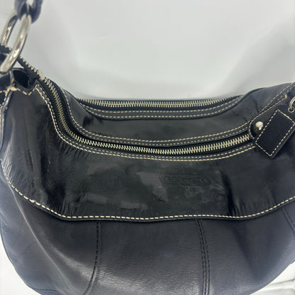Coach Laura Patent Hobo - Black