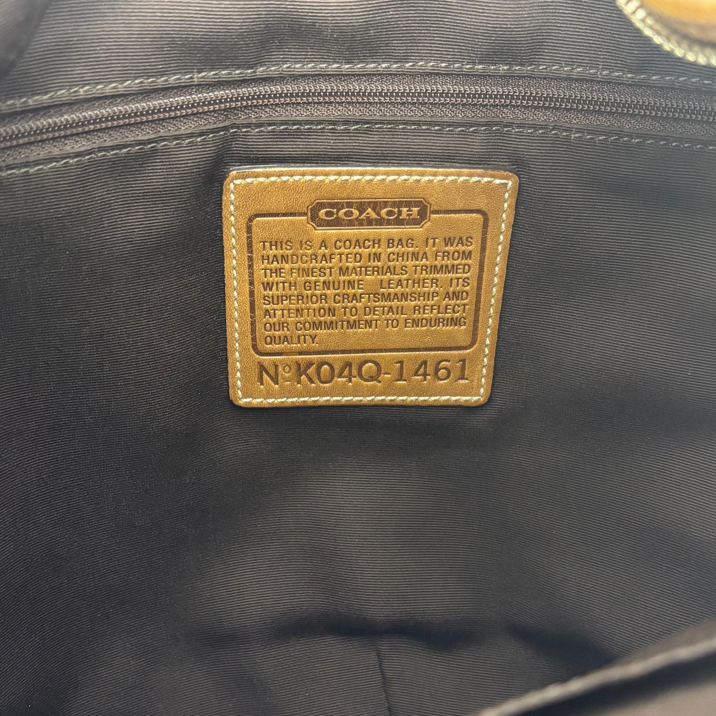 Coach Signature Hobo - Brown