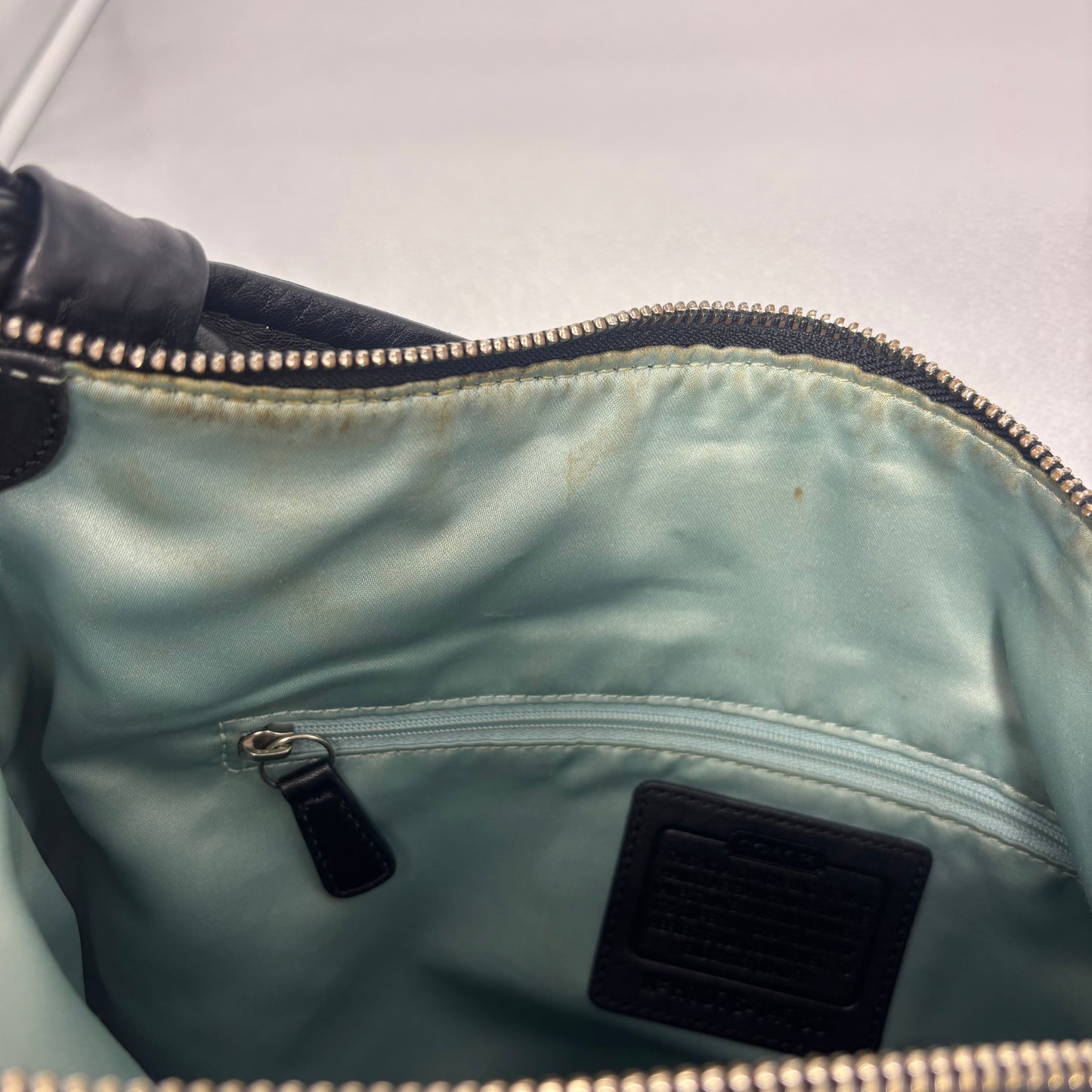 Coach Leather Kristen Hobo Bag - Black
