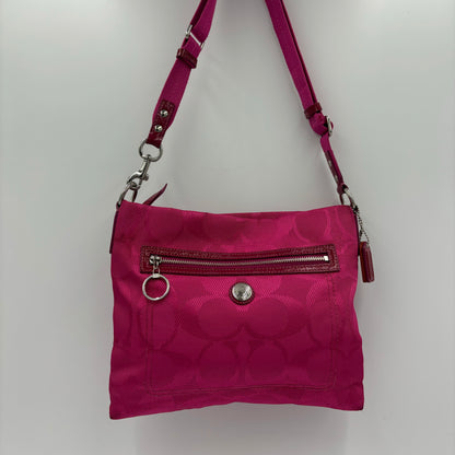 Coach Nylon Crossbody Bag - Pink