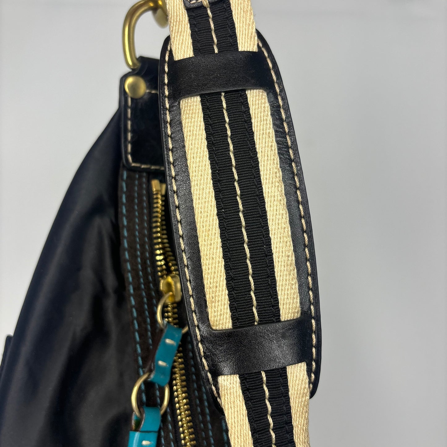 Coach Nylon Hobo Bag - Black