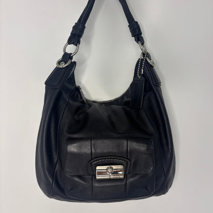 Coach Leather Kristen Hobo Bag - Black