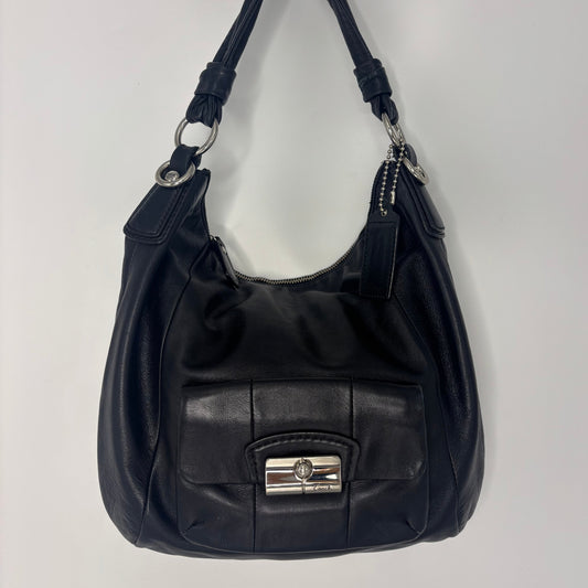 Coach Leather Kristen Hobo Bag - Black