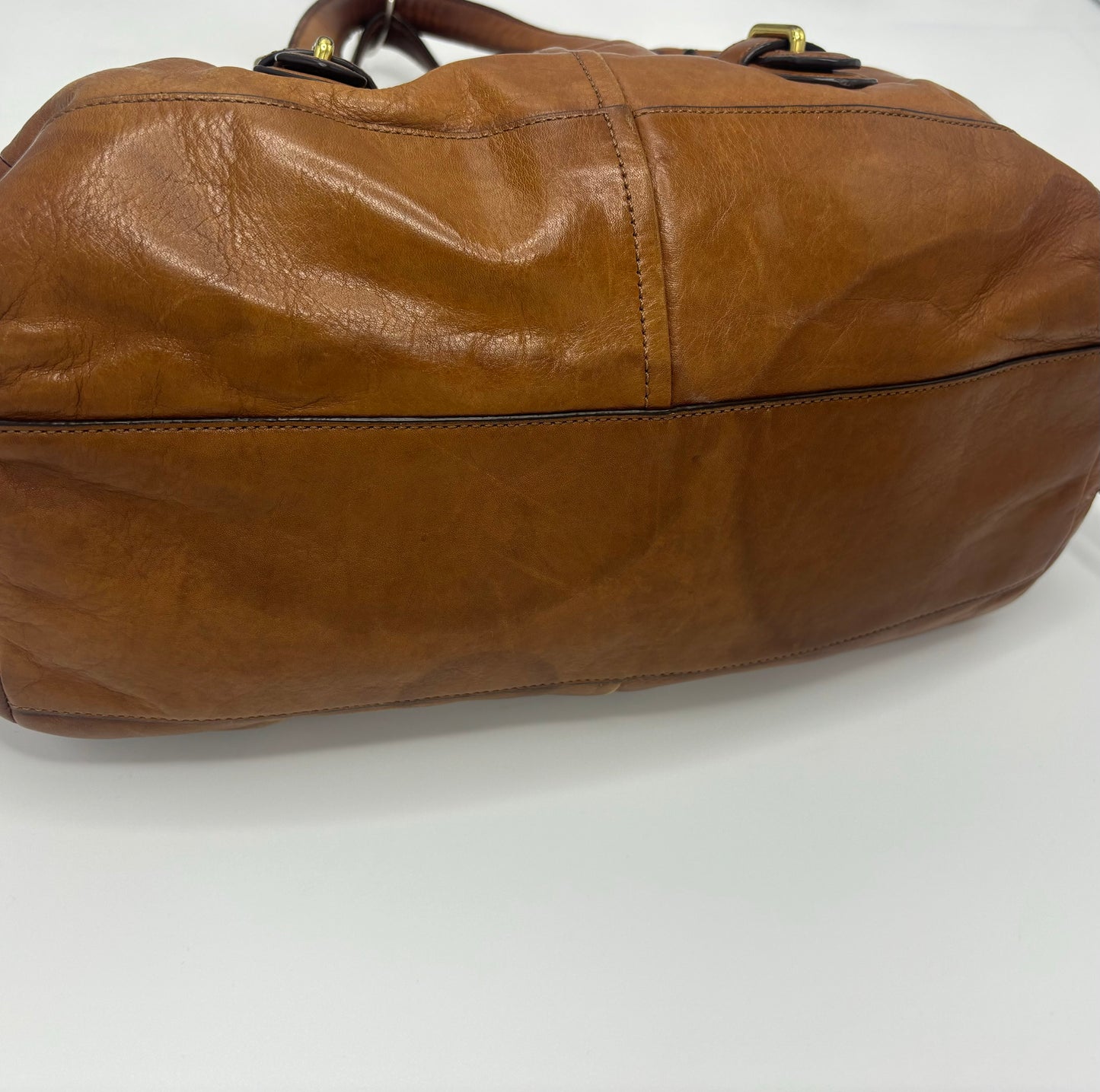 Coach Chelsea Leather Reese Satchel - Tan