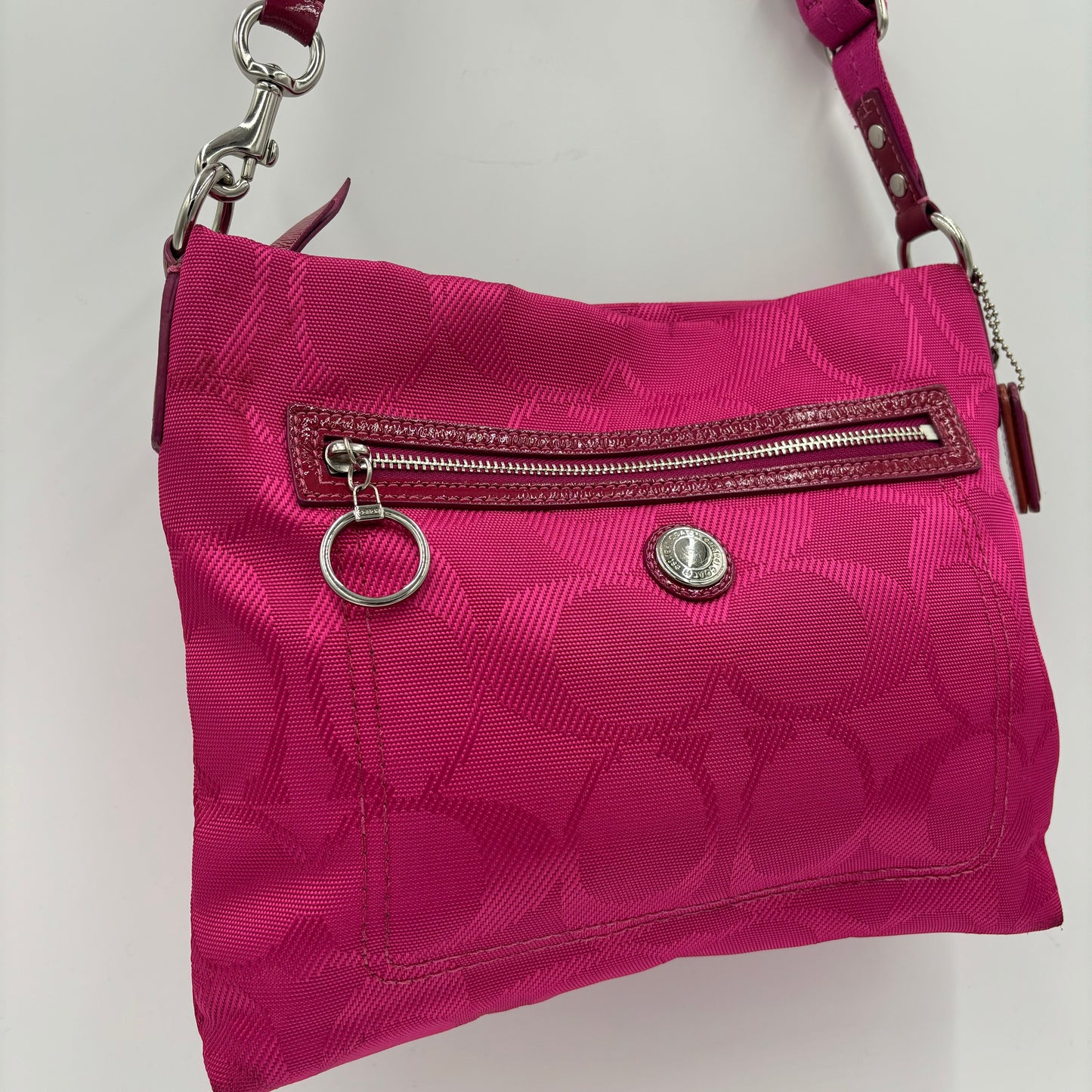 Coach Nylon Crossbody Bag - Pink
