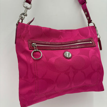Coach Nylon Crossbody Bag - Pink
