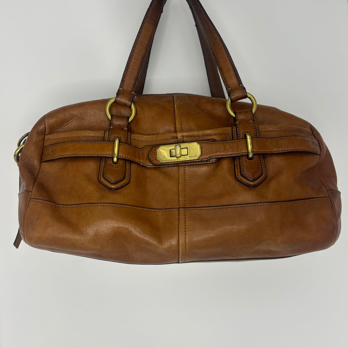 Coach Chelsea Leather Reese Satchel - Tan