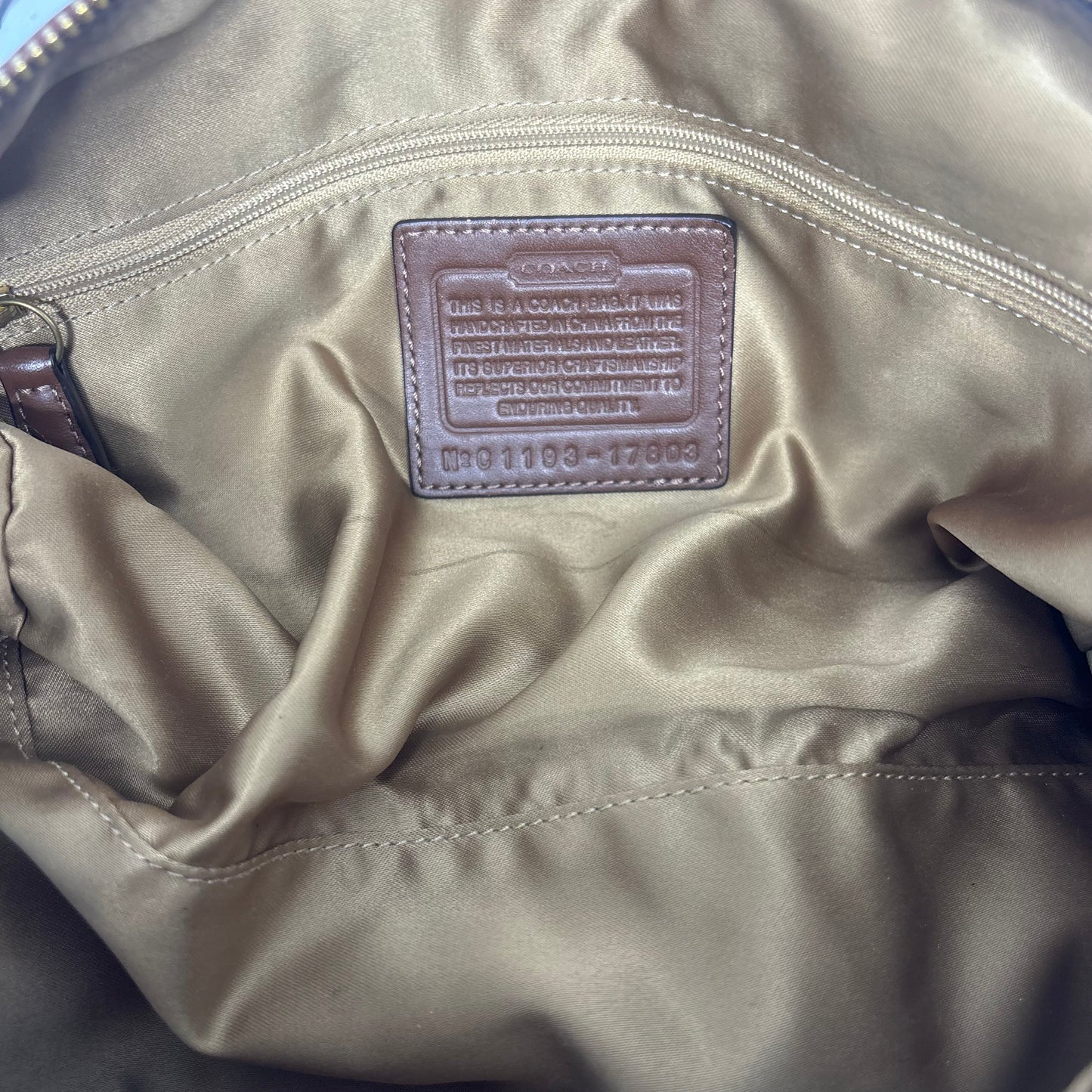 Coach Chelsea Leather Reese Satchel - Tan
