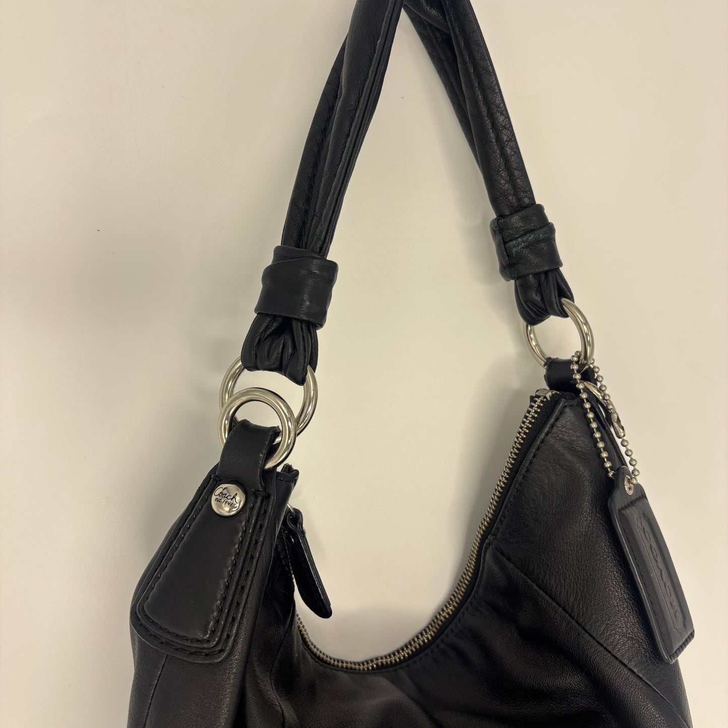 Coach Leather Kristen Hobo Bag - Black