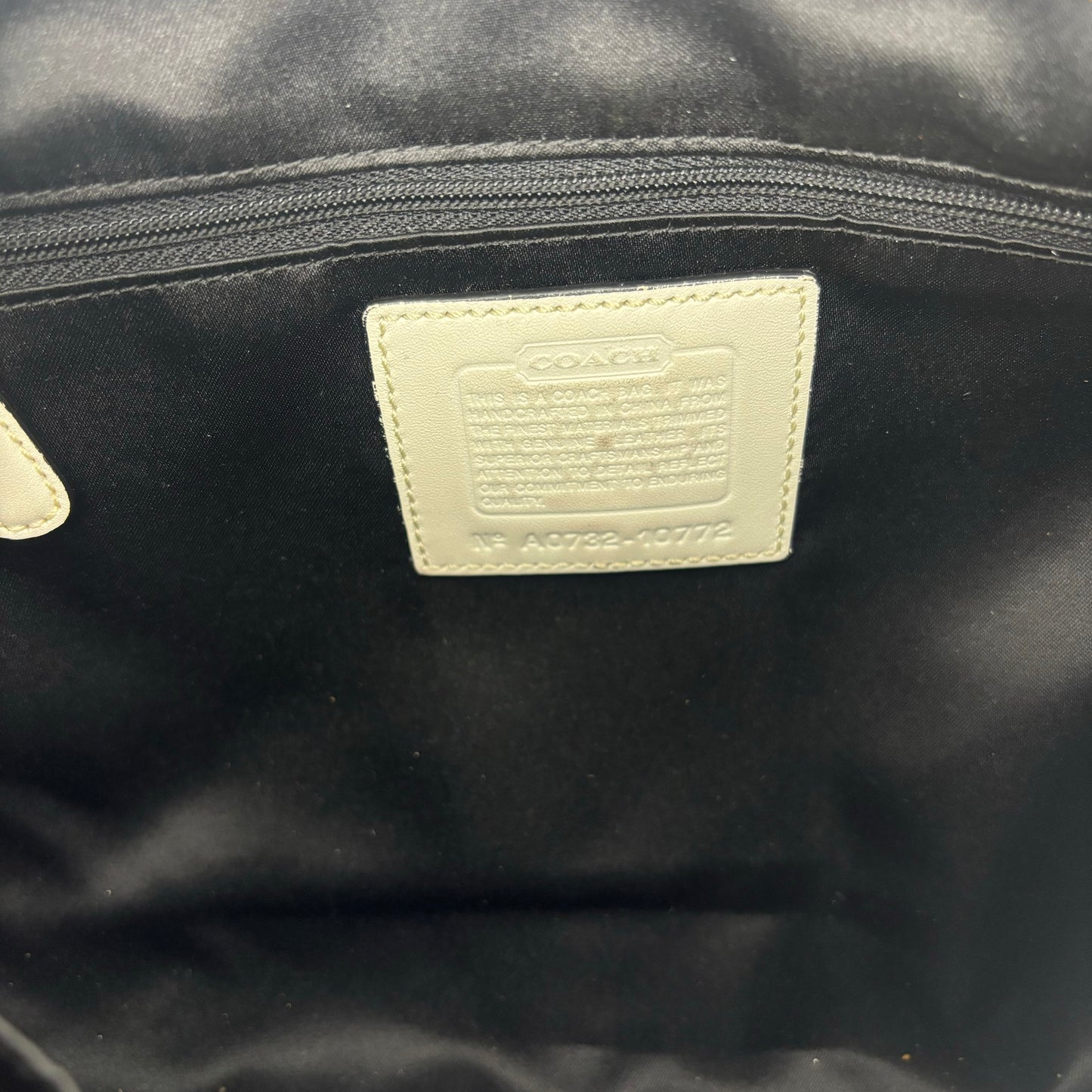 Coach Ergo Shoulder Bag - Black/White