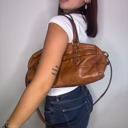 Coach Chelsea Leather Reese Satchel - Tan