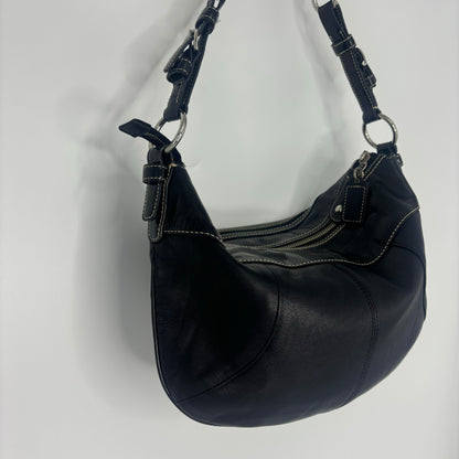 Coach Laura Patent Hobo - Black