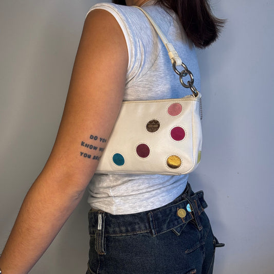 Coach Polka Dot Demi - White/Multi