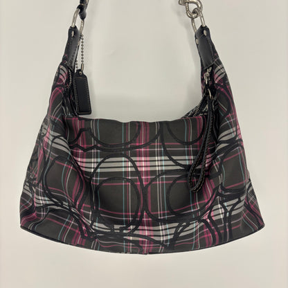 Coach Plaid Hobo - Multi Plaid