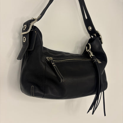 Coach East West Leather Bag - Black