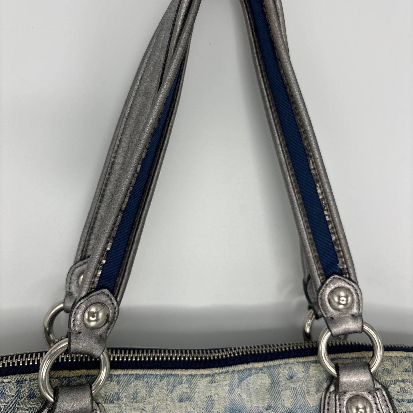 Coach Poppy Denim Tote - Blue