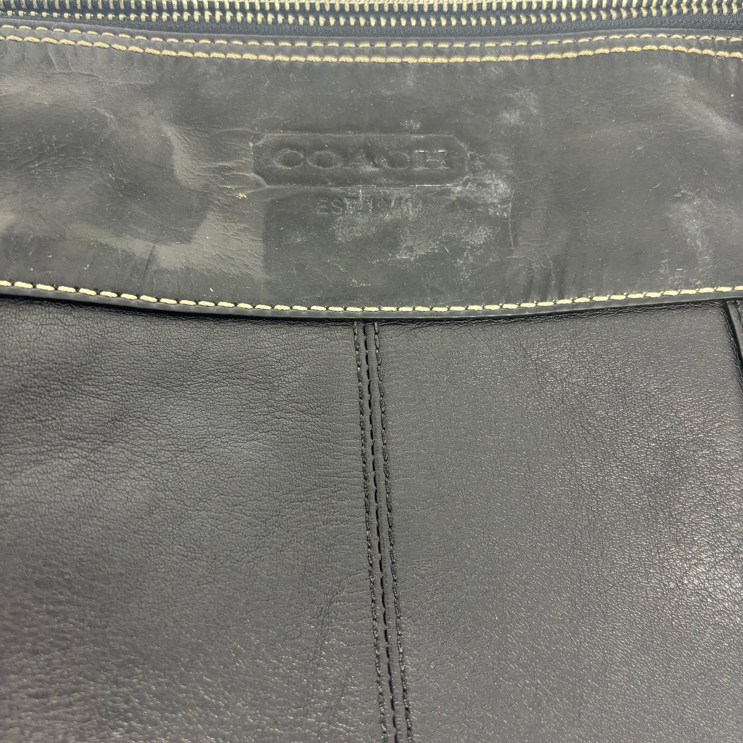 Coach Laura Patent Hobo - Black