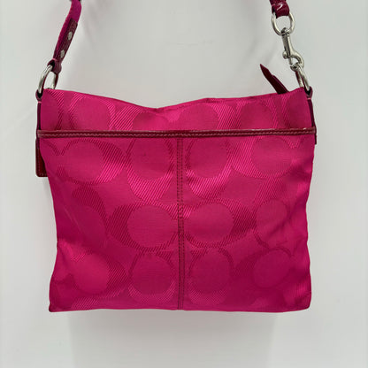 Coach Nylon Crossbody Bag - Pink