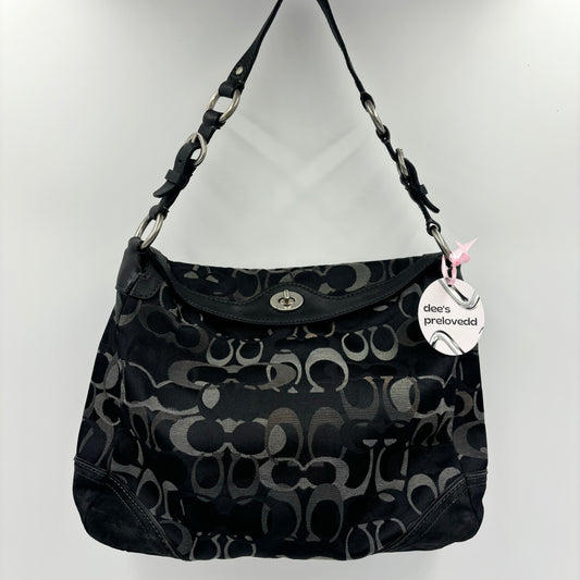 Coach Chelsea Hobo Turnlock Bag - Black