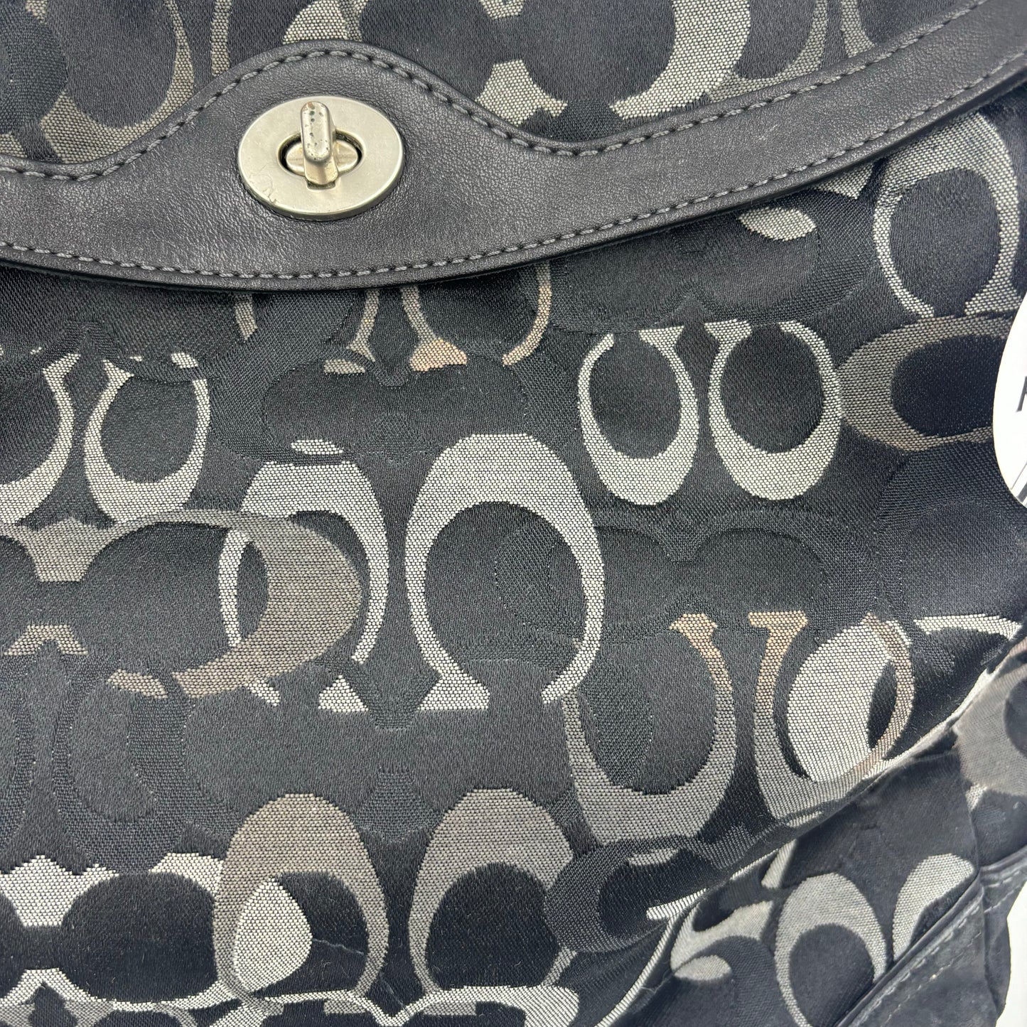 Coach Chelsea Hobo Turnlock Bag - Black