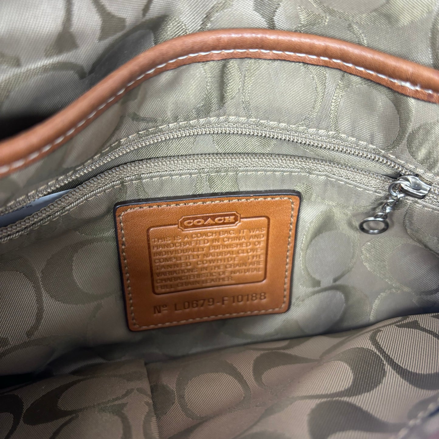 Coach Signature Leather Soho - Tan