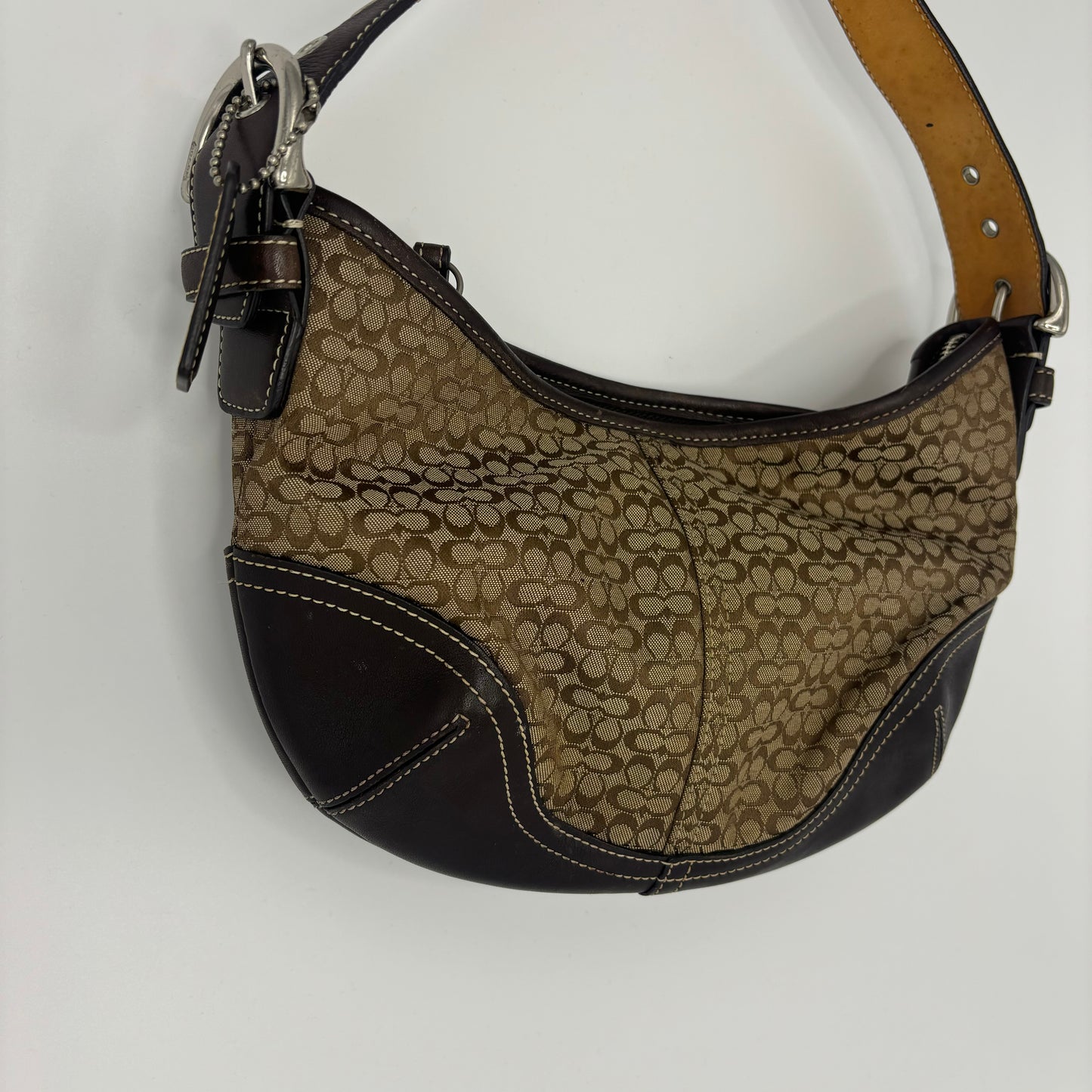Coach Signature Hobo Mini - Brown
