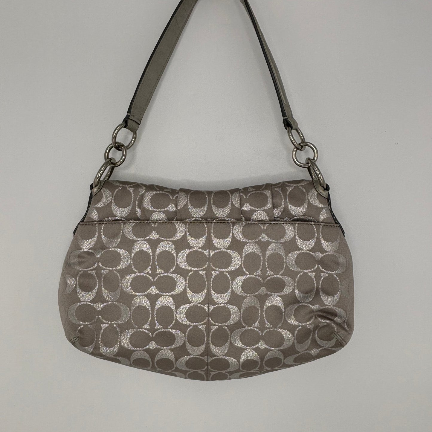Coach Signature Pleated Soho - Silver