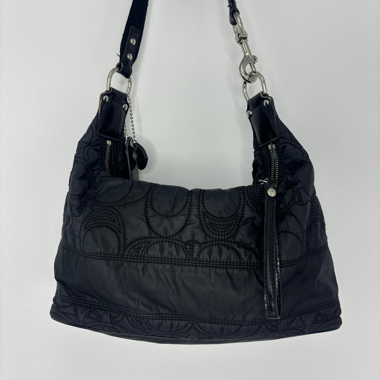 Coach Quilted Nylon Hobo Bag