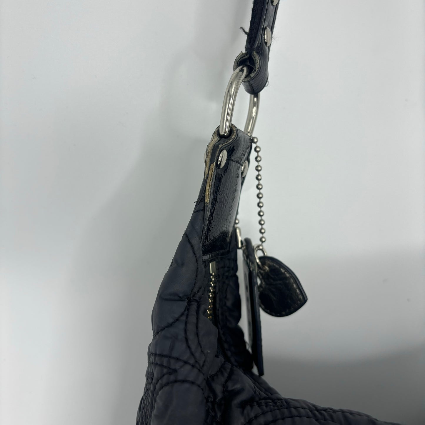 Coach Quilted Nylon Hobo Bag