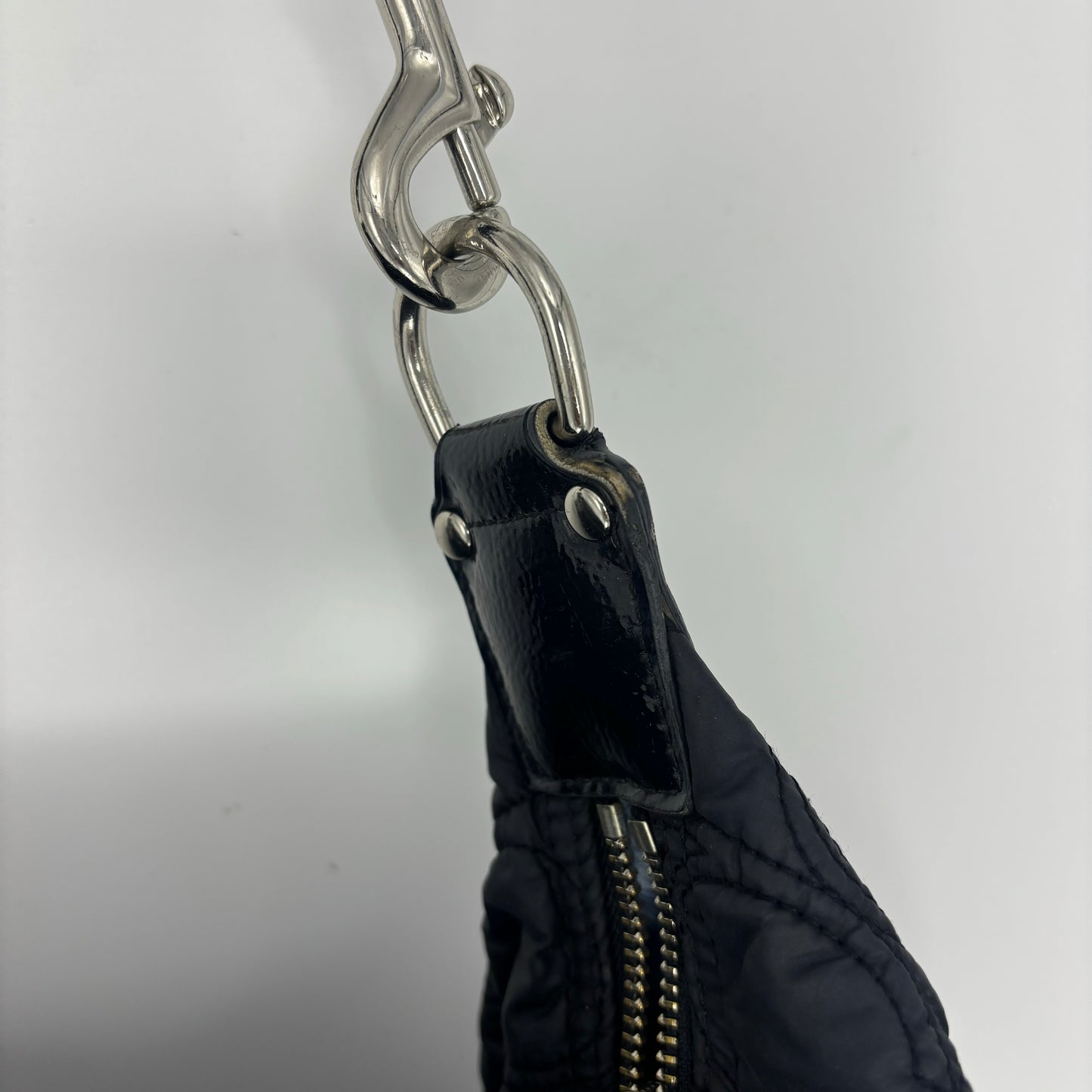 Coach Quilted Nylon Hobo Bag