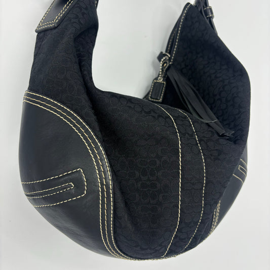 Coach Signature Hobo - Black