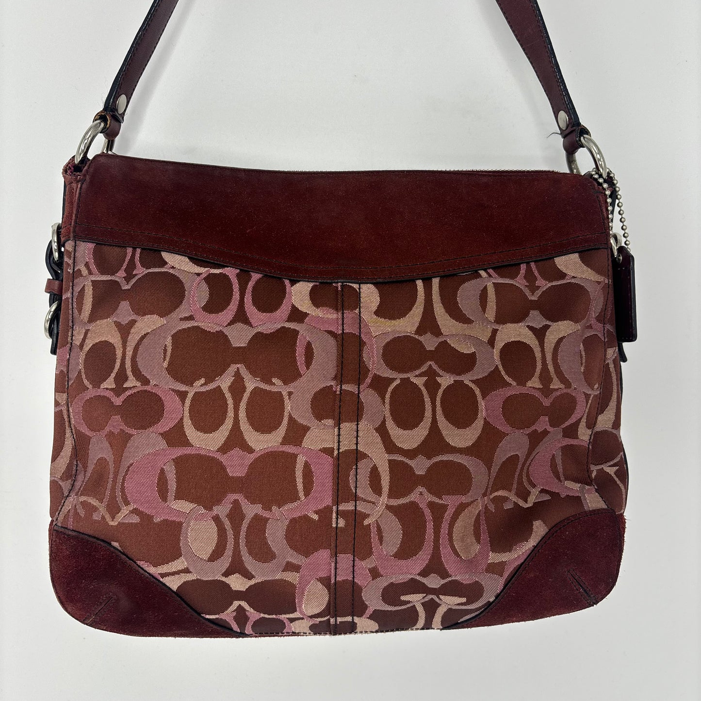 Coach Chelsea Optic Shoulder Bag - Pink/Red