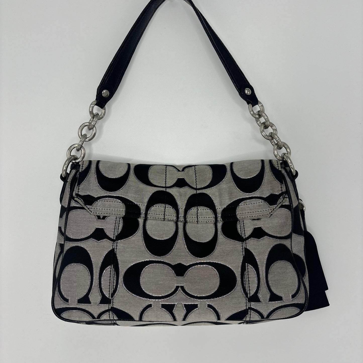 Coach Front Flap Poppy - Black