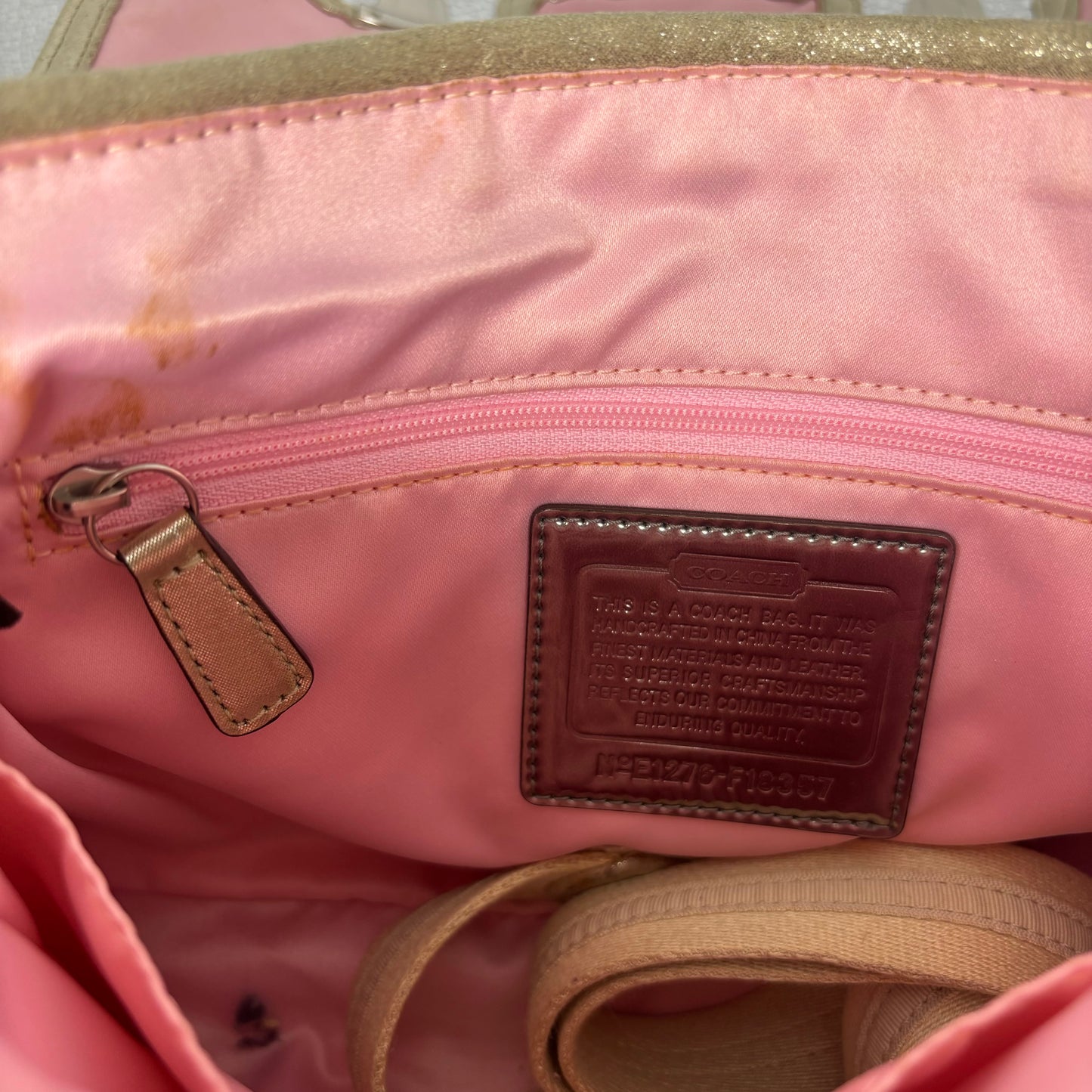 Coach Front Flap Poppy - Tan
