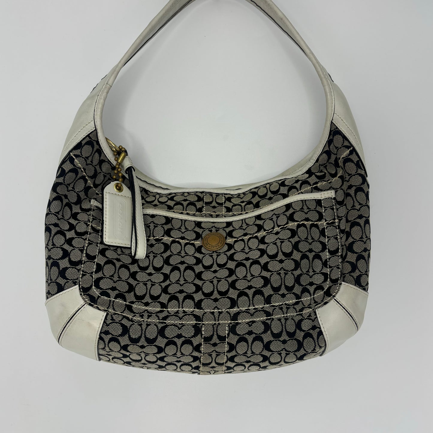 Coach Ergo Shoulder Bag - Black/White
