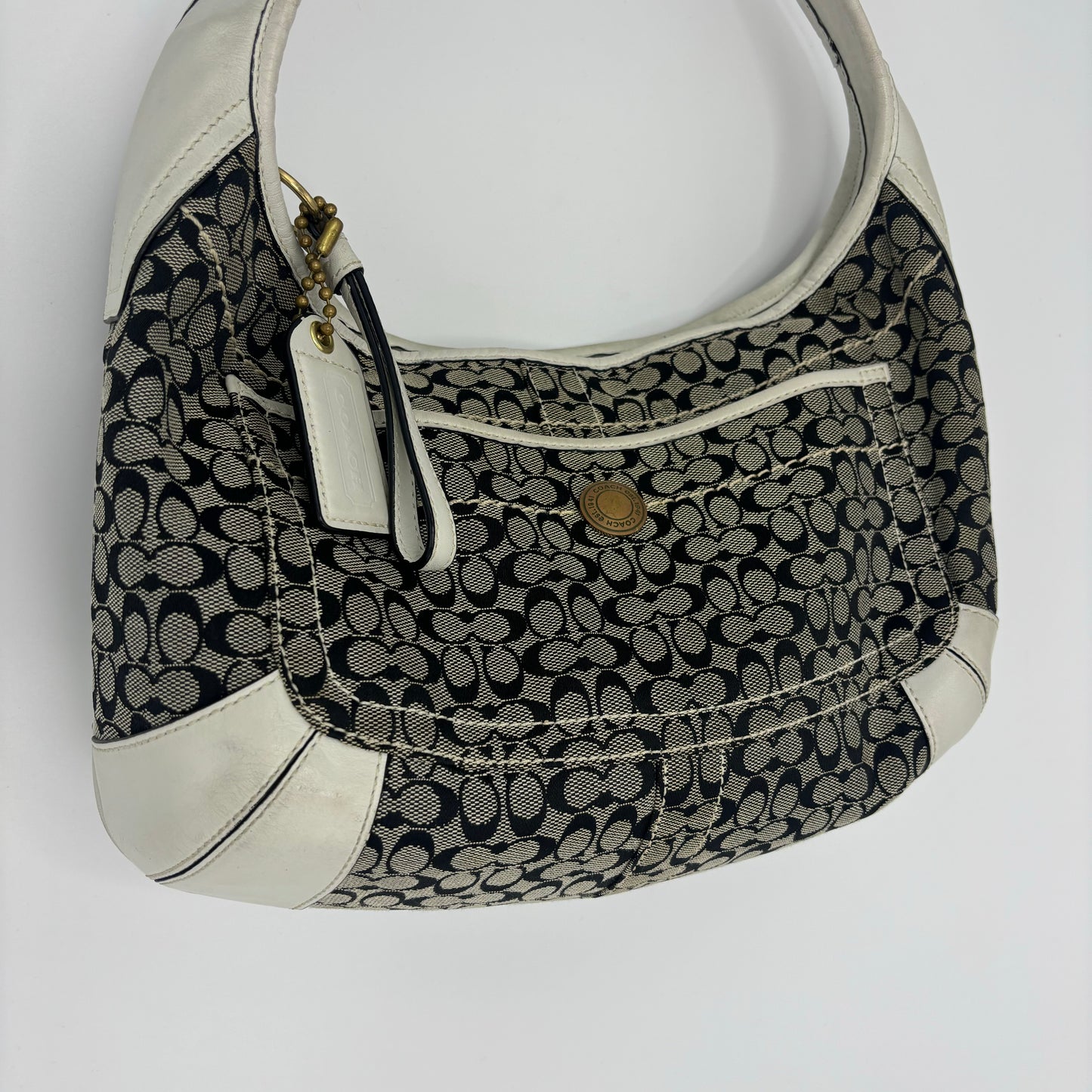 Coach Ergo Shoulder Bag - Black/White