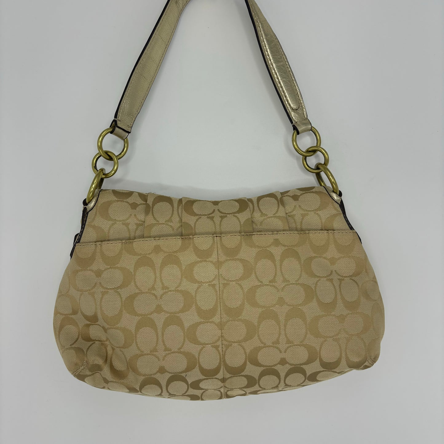 Coach Signature Pleated Soho - Cream