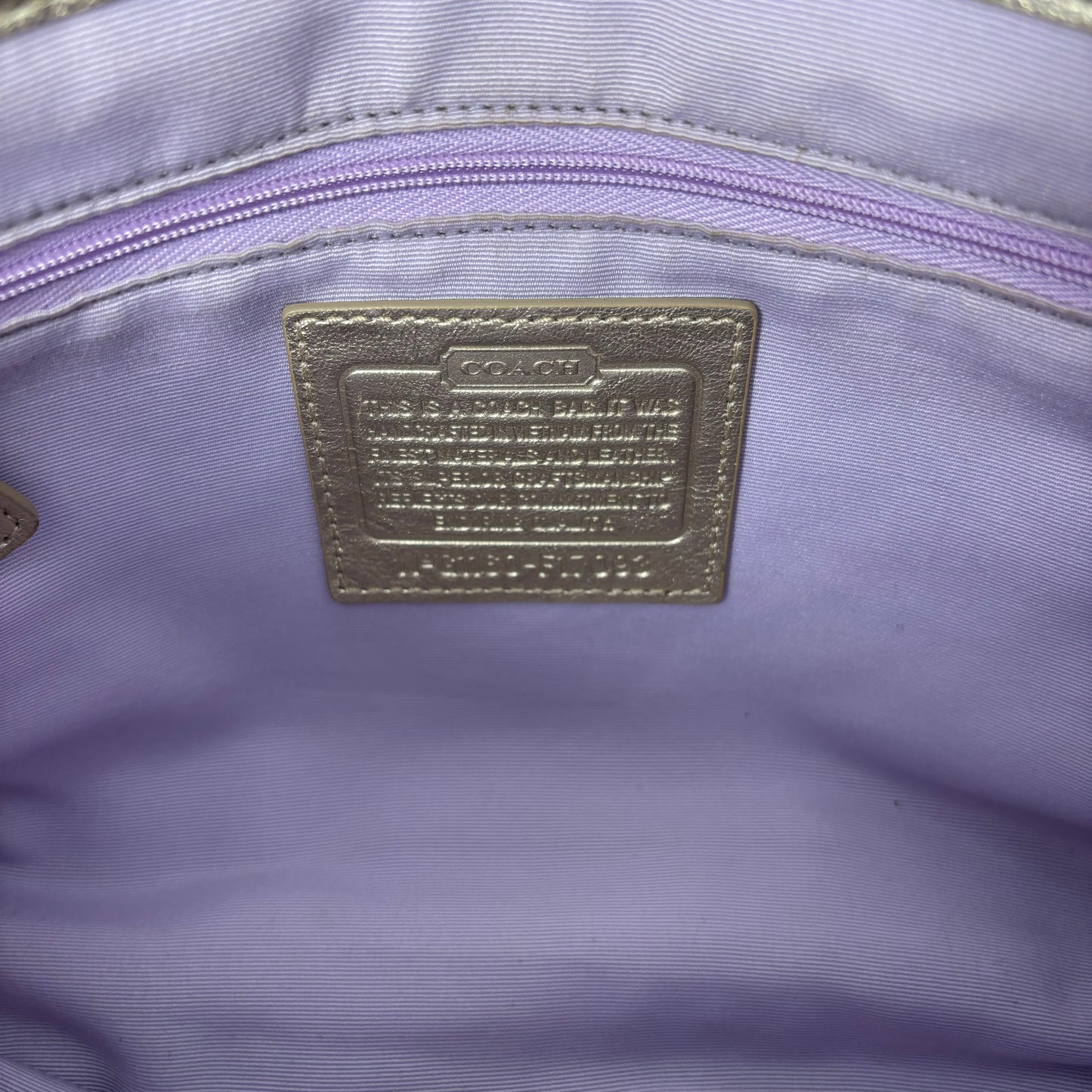 Coach Signature Pleated Soho - Cream