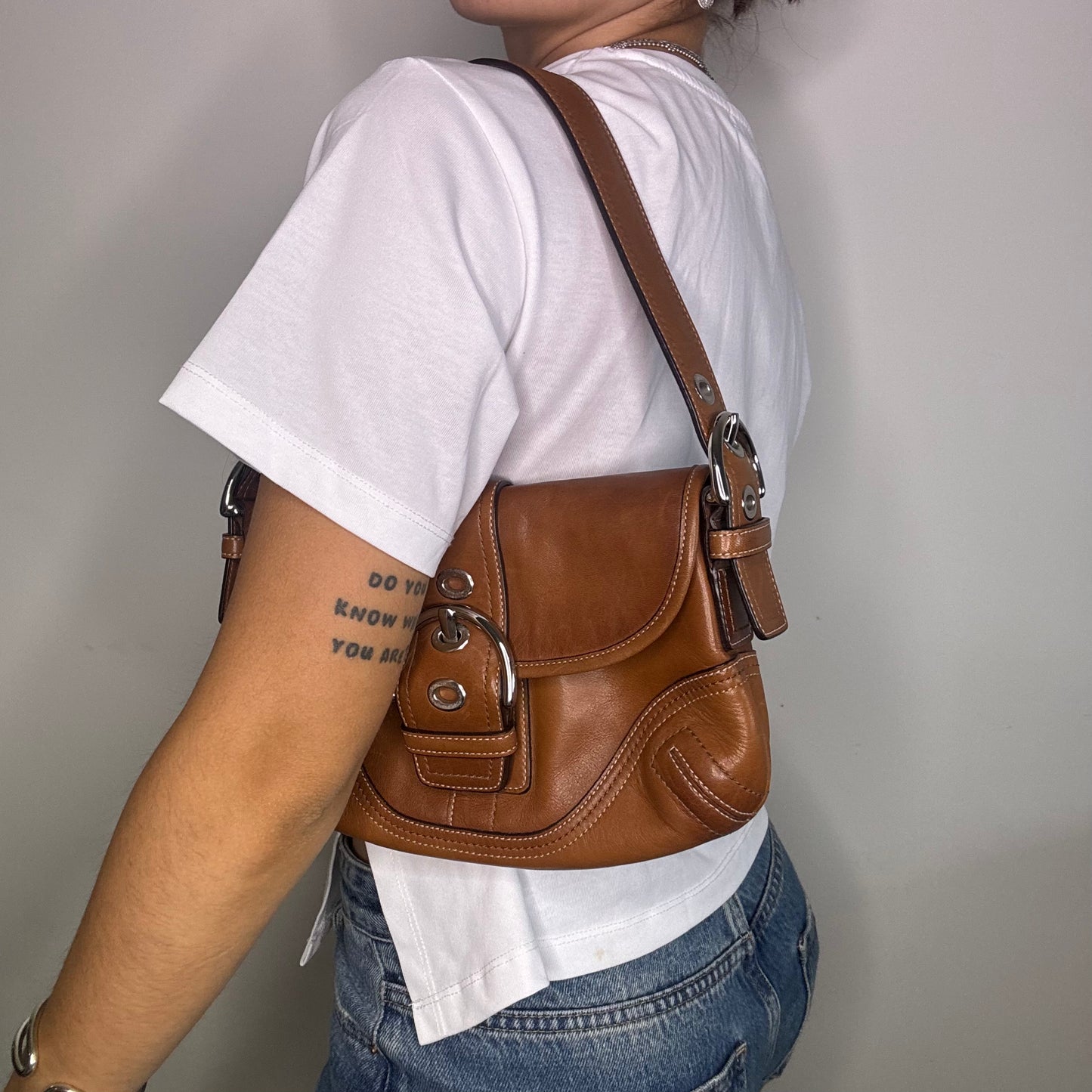 Coach Signature Leather Soho - Tan